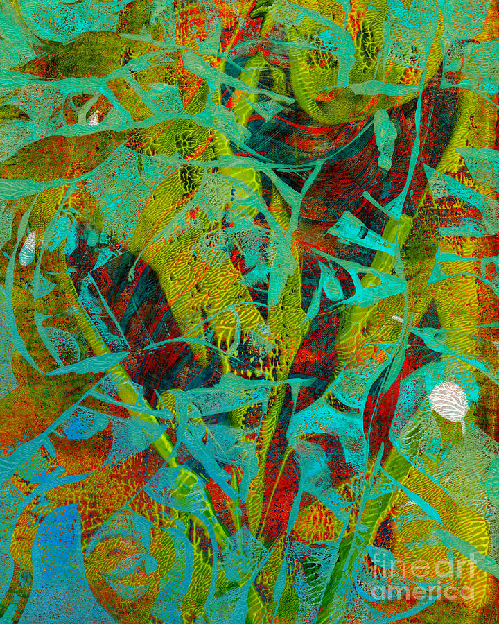 Abstract Painting - Magical Forest by Laura L Leatherwood Abstract Painting - Magical Forest by Laura L Leatherwood