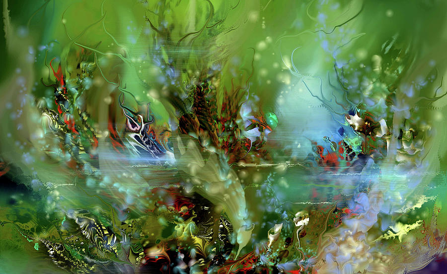 Fish Digital Art - Magical Grass 2 by Natalia Rudzina
