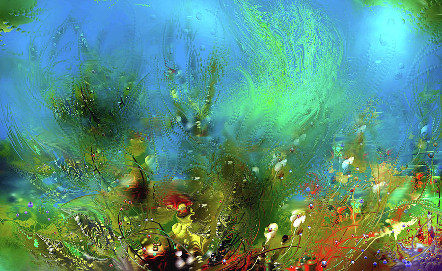 Fish Digital Art - Magical Grass by Natalia Rudzina