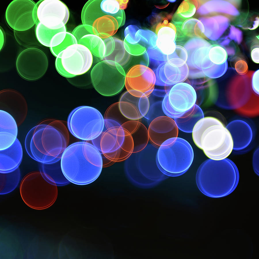 Magical Lights Background Photograph by Alubalish