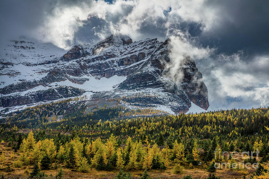 Fall Photograph - Magical Mountain Clouds by Inge Johnsson