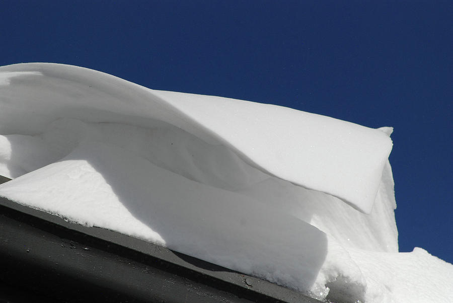 A Smooth Wave Of Snow Photograph by Ee Photography