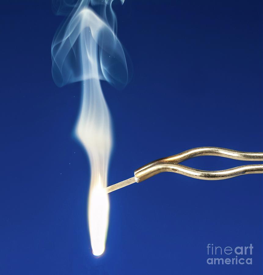 Magnesium Burning In Air Photograph by Martyn F. Chillmaid/science Photo Library