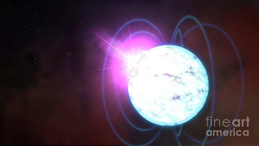 Magnetar Photograph by Nasa/science Photo Library