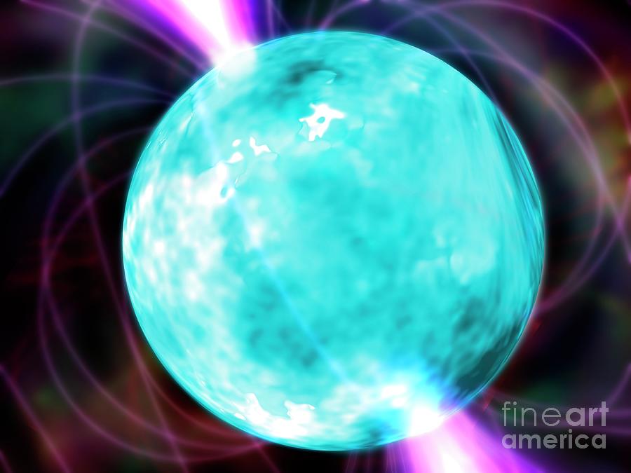 Magnetar Photograph by Ramon Andrade 3dciencia/science Photo Library