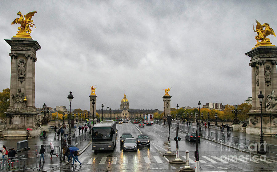 Magnificence of Paris Even in the Rain Photograph by Wayne Moran