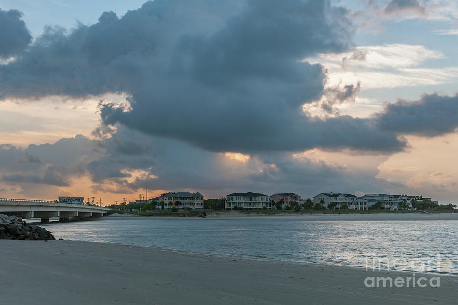 Magnificient Clouds over Breach Inlet Photograph by Dale Powell