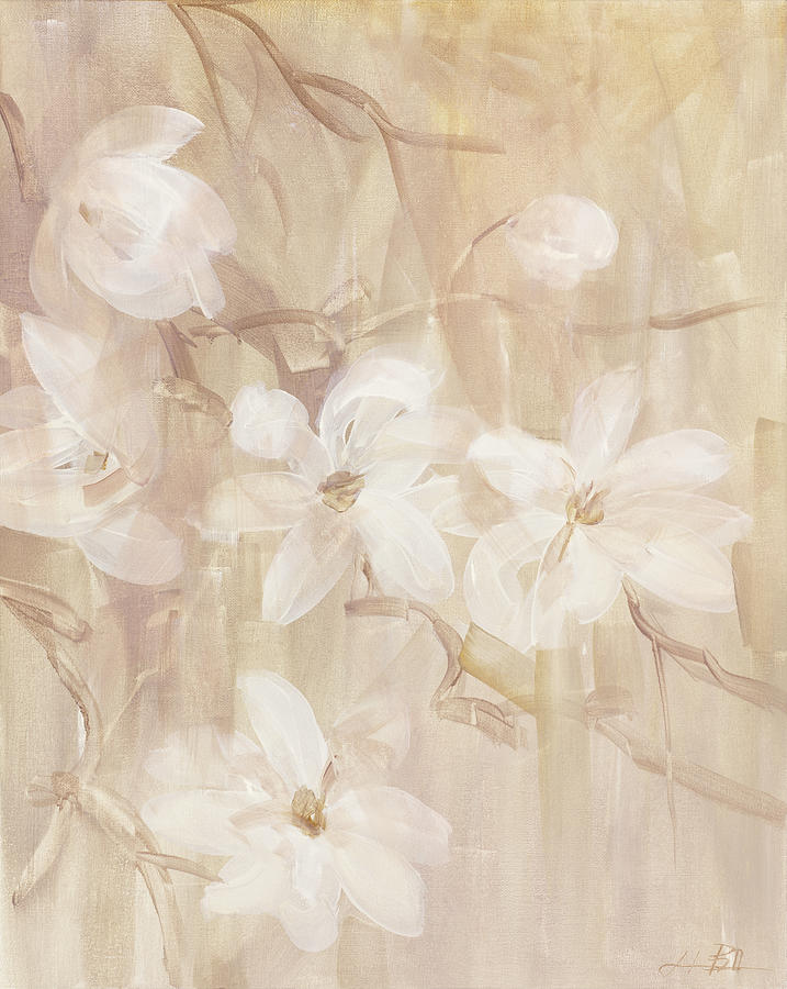 Flower Painting - Magnolias I by Li Bo
