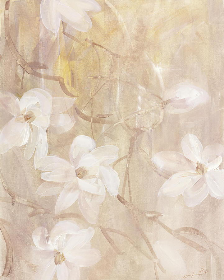Flower Painting - Magnolias Iv by Li Bo