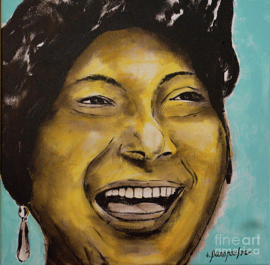 Mahalia Jackson Painting by Patricia Panopoulos - Fine Art America