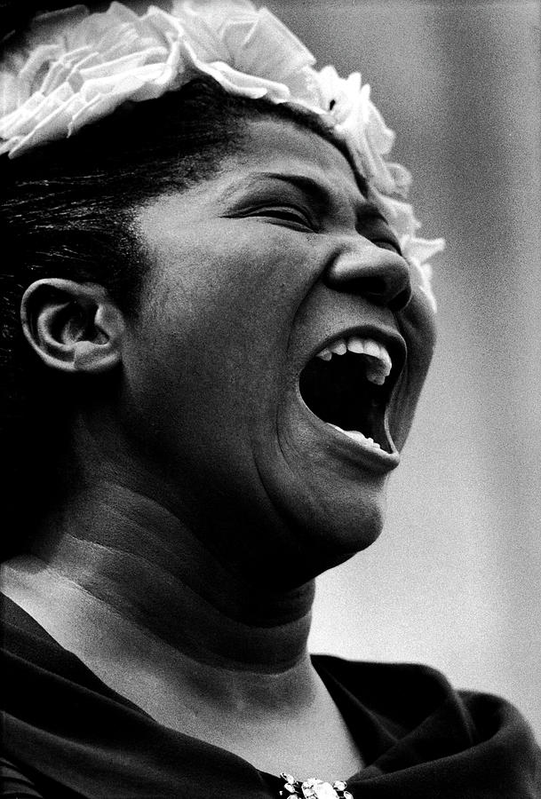Mahalia Jackson Photograph by Paul Schutzer Mahalia Jackson Photograph by Paul Schutzer