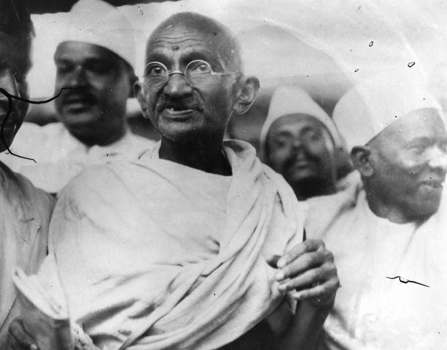 Mahatma Gandhi Photograph by Central Press