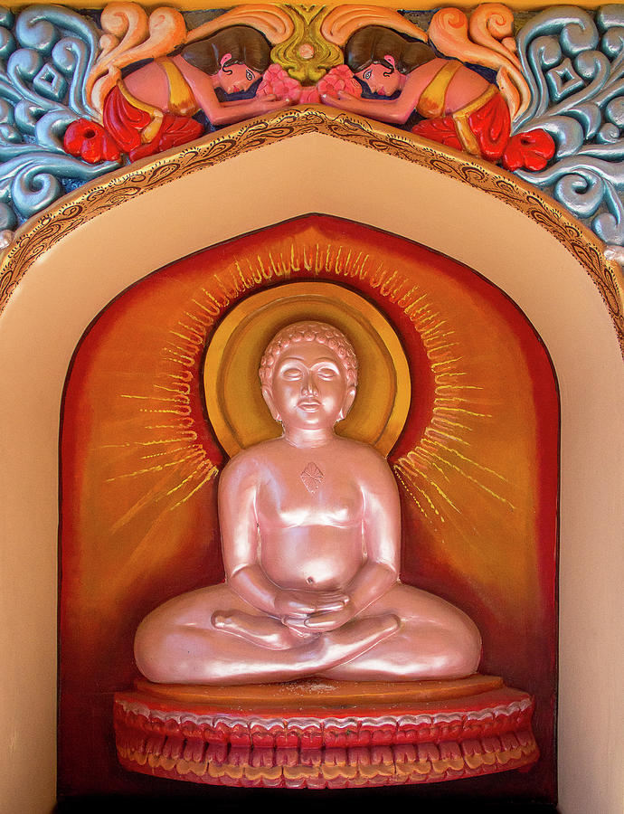 Mahavira Jain Statue Photograph by Amy Sorvillo