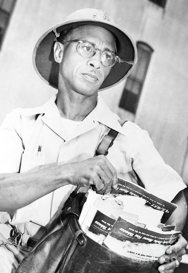 Mail Carrier And Civil Rights Activists Photograph by Bettmann