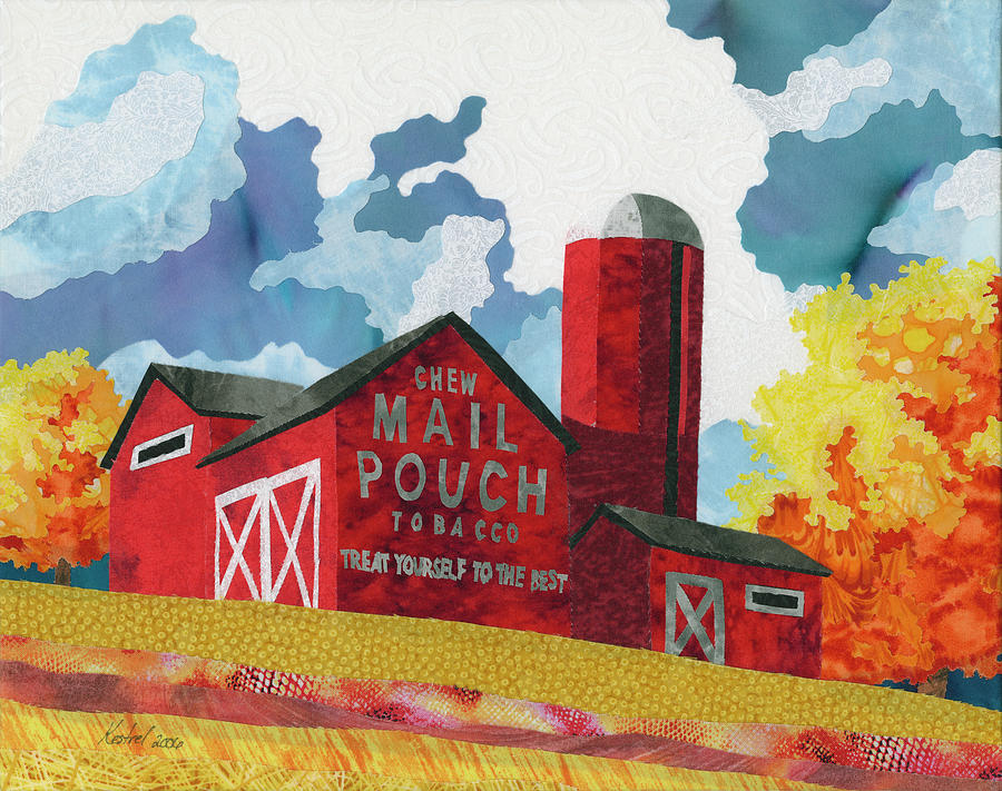 Mail Pouch Barn Painting by Kestrel Michaud
