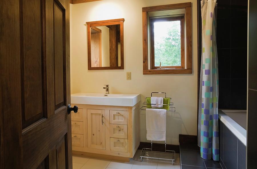 Main Bathroom Inside A Cottage Style Photograph by Perry Mastrovito ...