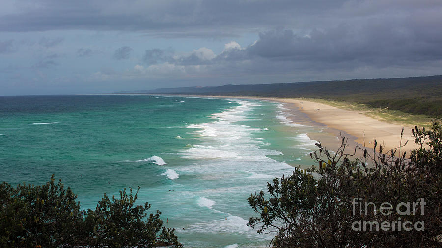 Main beach on Straddie Photograph by Agnes Caruso