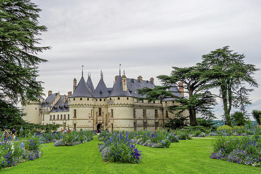 Main entrance and gardens of Chaumont Castle Photograph by Luis GA