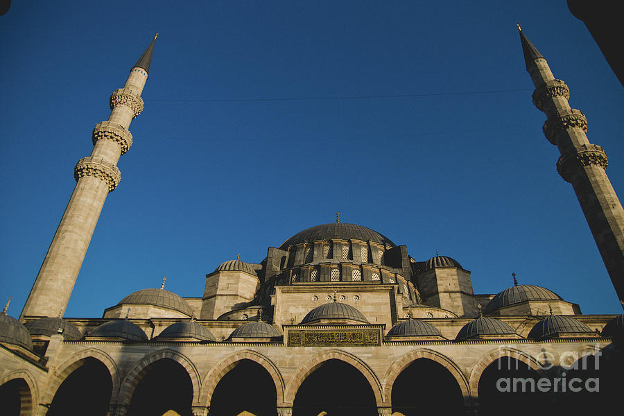 Main facade of the historic mosque of Hagia Sophia Photograph by Joaquin Corbalan