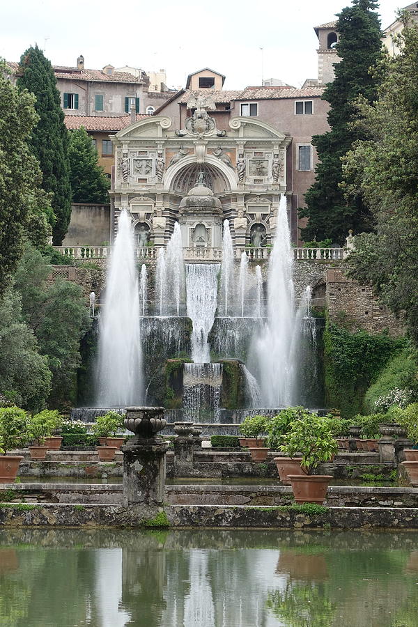 Main Fountain at Villa dEste Photograph by Patricia Caron