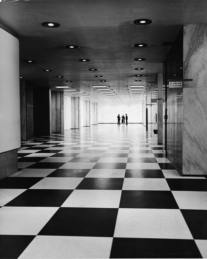 Main Lobby Of Un Headquarters Photograph by Pictorial Parade