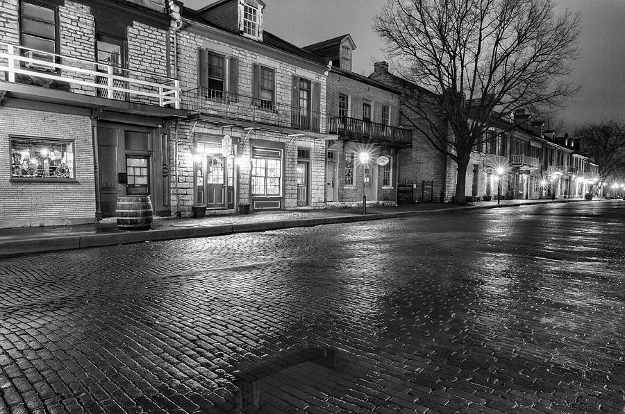 Main Street B and W Photograph by Steve Stuller