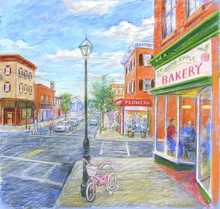 Main Street Painting by Edgar Jerins