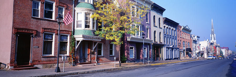 Main Street, Hudson, New York State, Usa Photograph by Panoramic Images