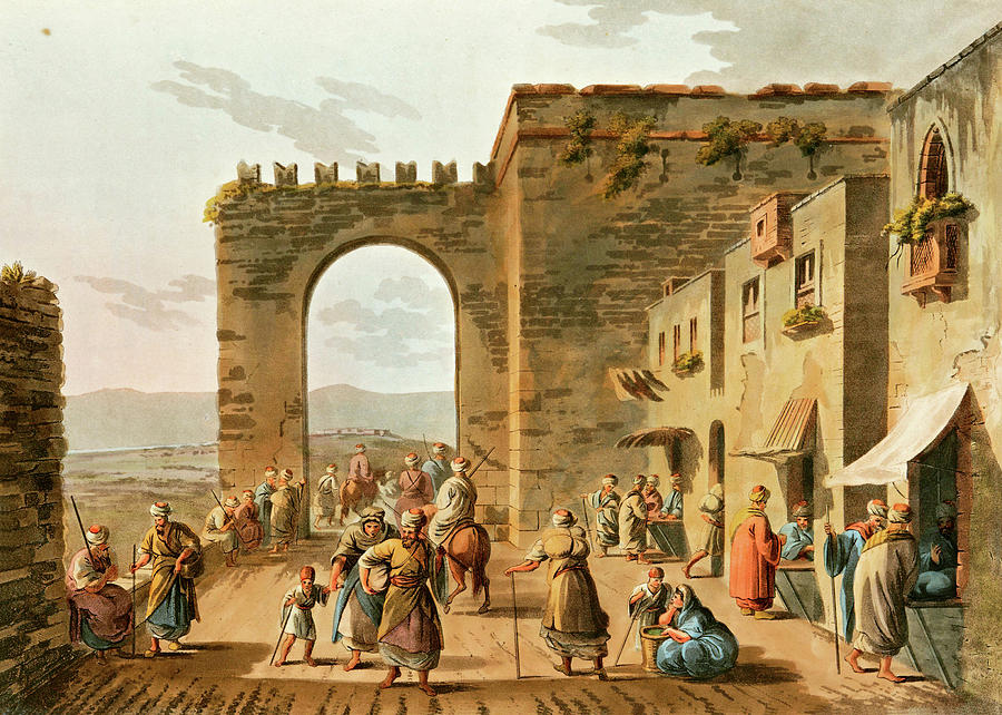 Main Street in Bethlehem 1803 Photograph by Munir Alawi