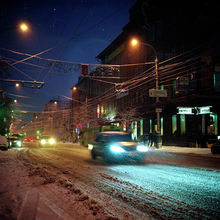 Main Street Of Krasnoyarsk Photograph by Photography By Nickolay Dyadechko