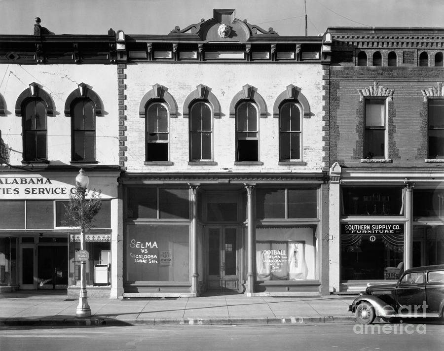 Main Street Shop Facades Photograph by Bettmann