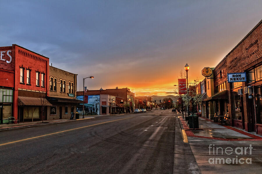 Main Street Sunrise Photograph by Robert Bales Fine Art America