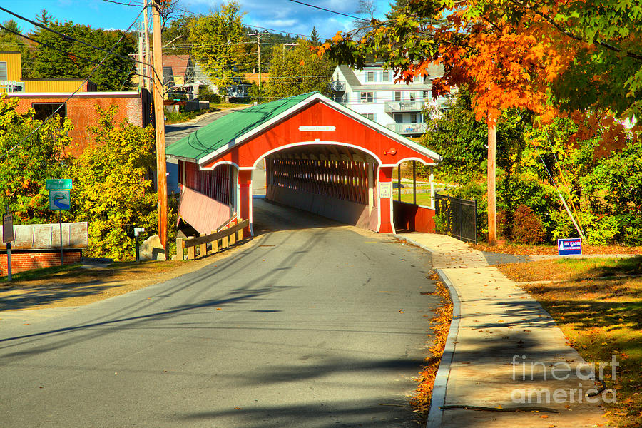 Main Street Swanzey New Hampshire Photograph by Adam Jewell