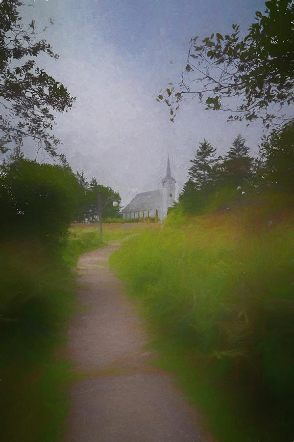 Maine Island Chapel Photograph by Tom Singleton