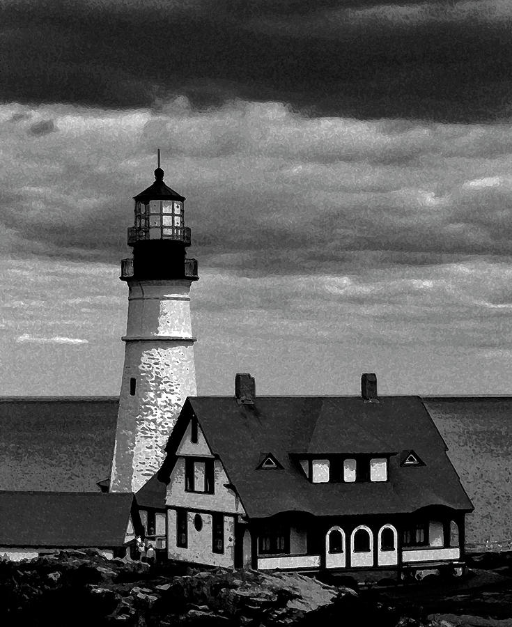 Maine Light House Photograph by S Katz