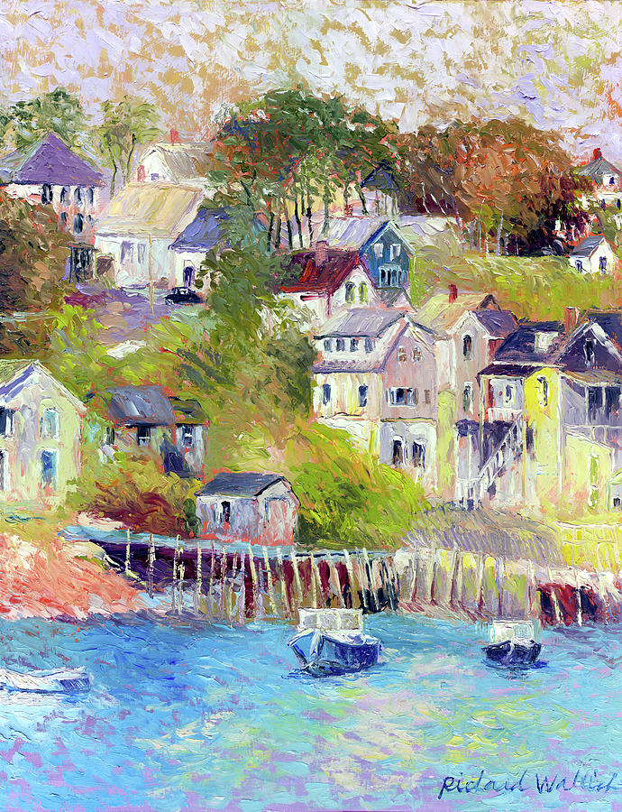 Maine Painting by Richard Wallich - Fine Art America