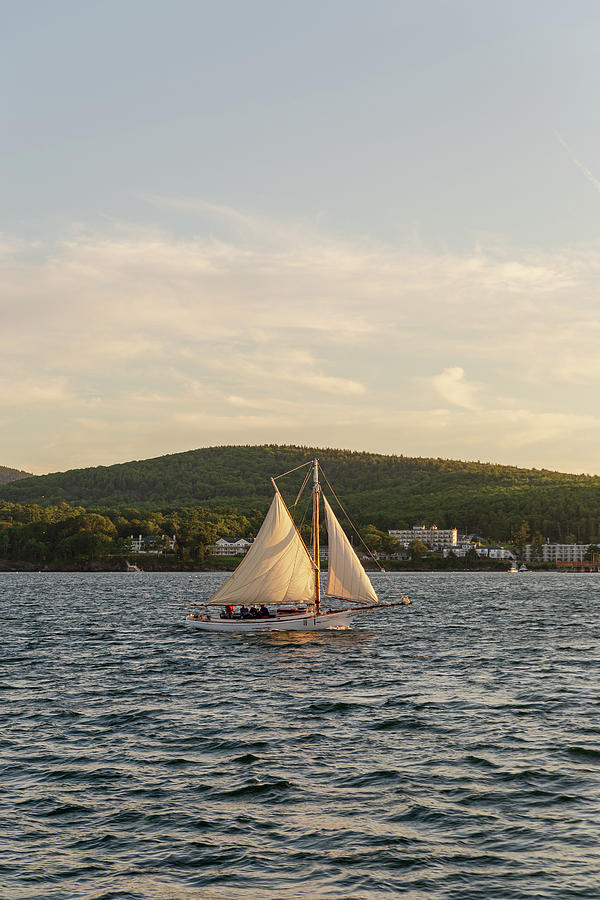 Maine Sailing #1 Photograph by Bryan Bzdula Maine Sailing #1 Photograph by Bryan Bzdula