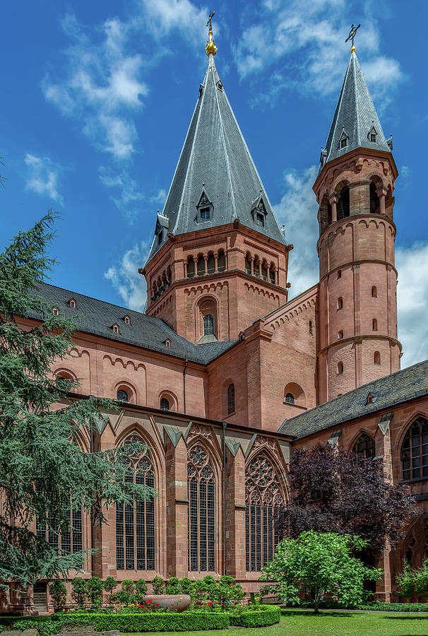 Mainz Cathedral Photograph by Marcy Wielfaert