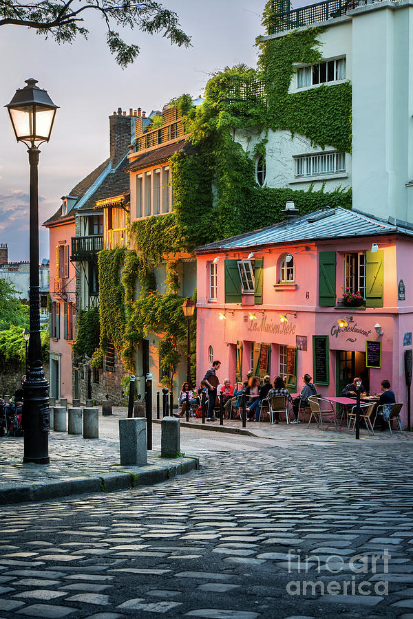 Maison Rose Evening II by Brian Jannsen Maison Rose Evening II by Brian Jannsen