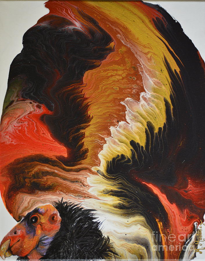 Majestic Condor Painting by Maria Martinez