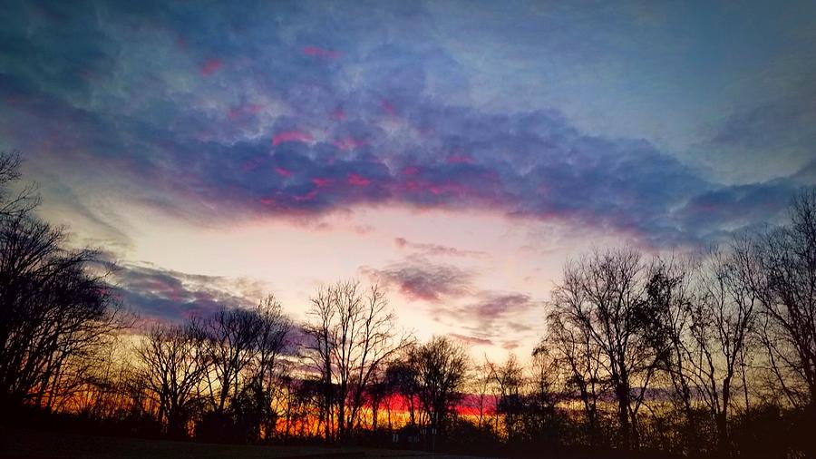 Majestic January Sunset Photograph by Ally White Fine Art America