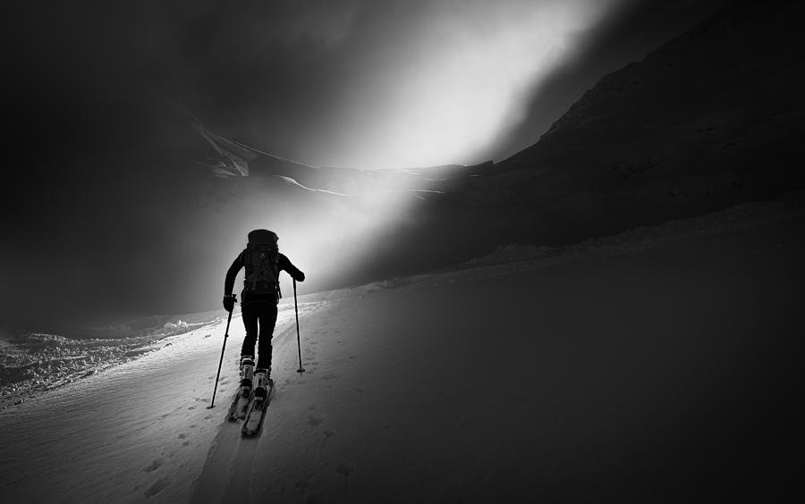 Mountain Photograph - Majestic Lightshow by Sandi Bertoncelj