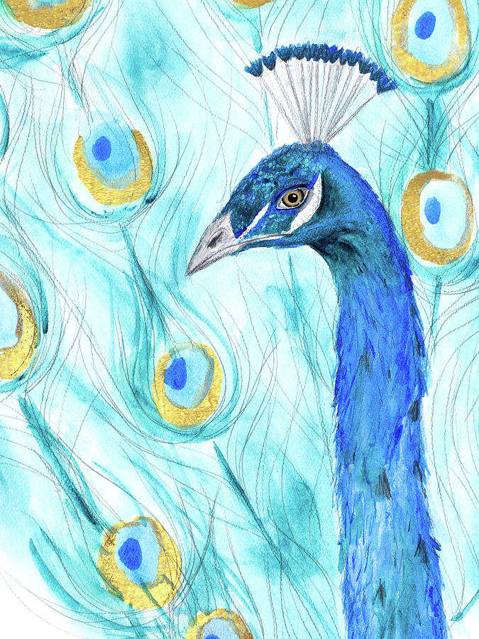 Majestic Peacock Digital Art by Sd Graphics Studio - Fine Art America