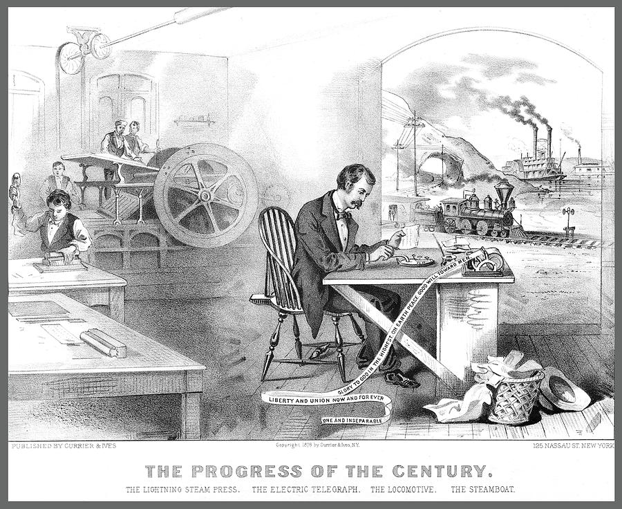 Major 19th Century Inventions 1876 Photograph By Science Source Fine