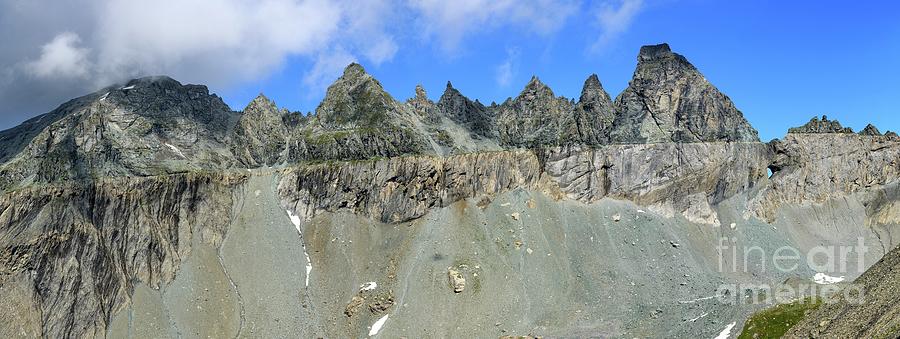 Alps Photograph - Major Alpine Overthrust In The Alps by Dr Juerg Alean/science Photo Library