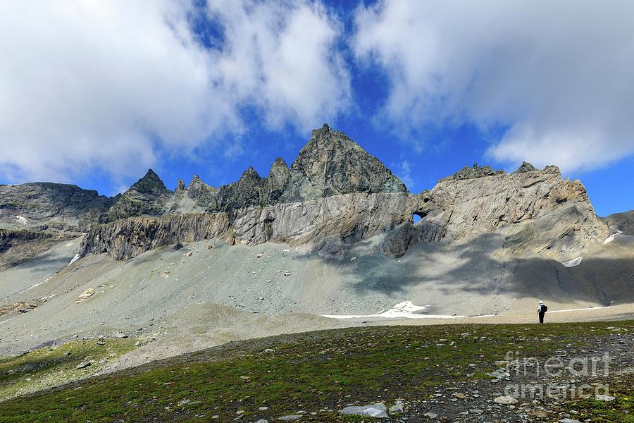 Alps Photograph - Major Alpine Overthrust In The Swiss Alps by Dr Juerg Alean/science Photo Library