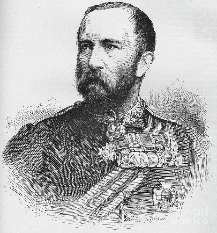 Major General Sir Henry Evelyn Wood Drawing by Print Collector