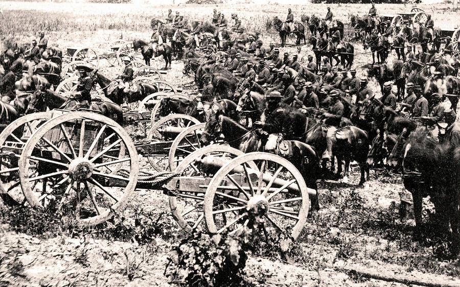 Major Robertson's Battery of Horse Artillery Painting by James F ...