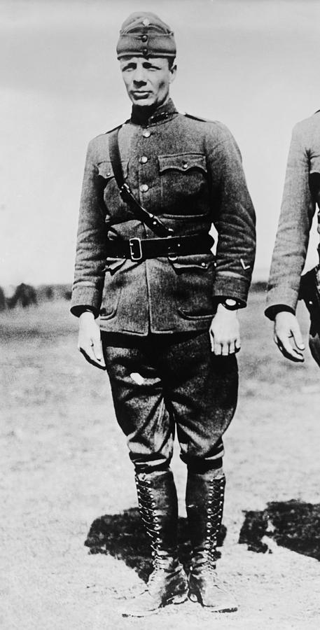 Major Theodore Roosevelt Jr. - WW1 - 1918 Photograph by War Is Hell Store