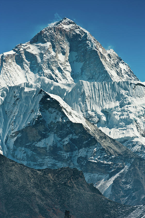 Makalu 8481m Summit Himalayas Nepal Photograph by Fotovoyager